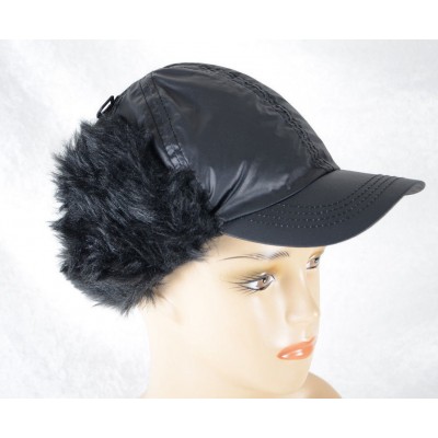 Nicki Minaj BLACK Bomber HAT with Visor Ear Flaps Brim Lined Faux Fur OSFM ~NEW~ 652268808548 eb-32668373